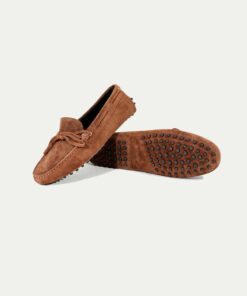 Caramel Suede Driving Shoes