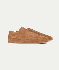 Beige Suede Voyager Sneaker