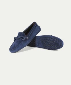 Navy Suede Driving Shoes
