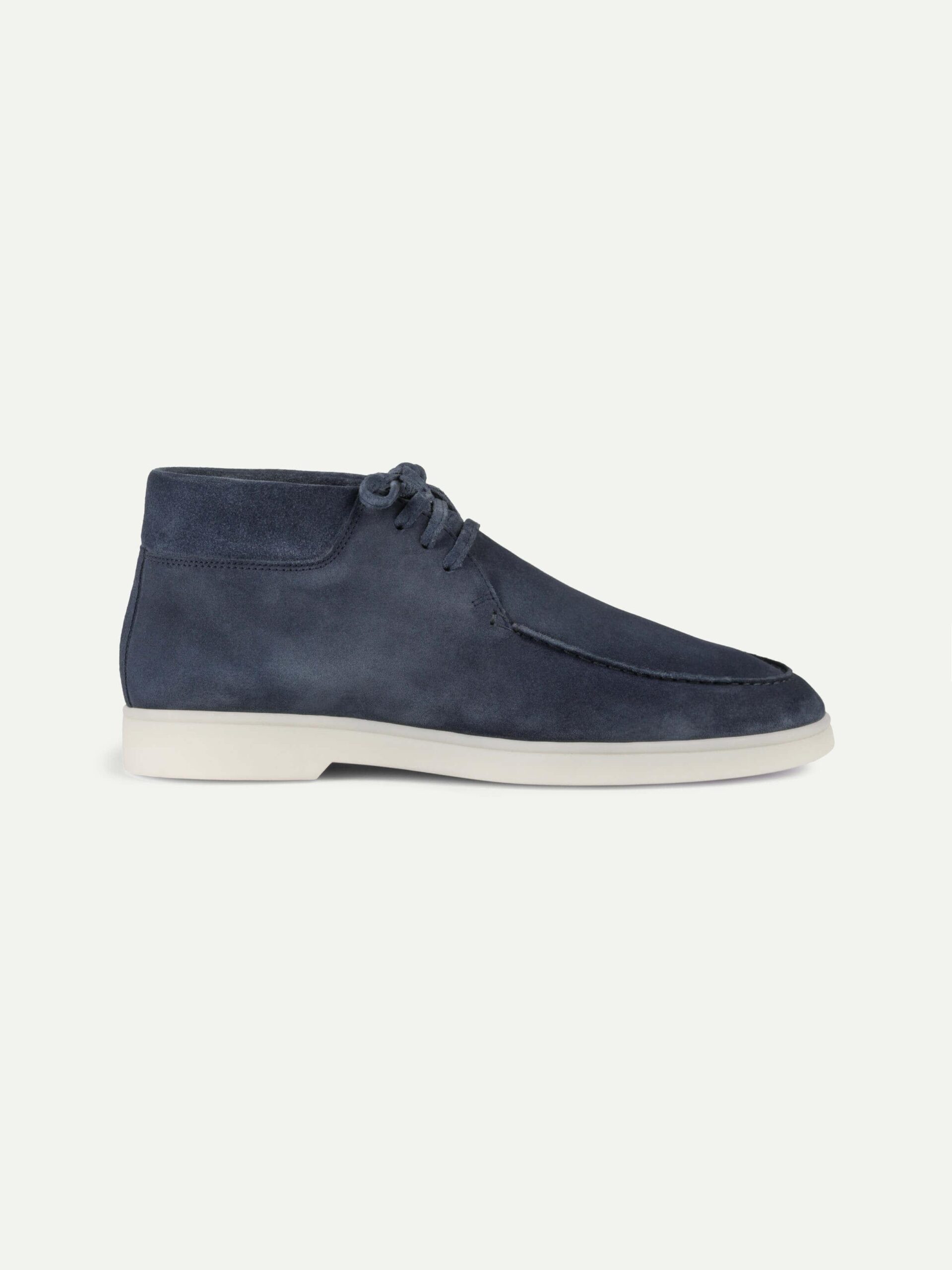 Steel Blue Suede Desert Boots - Image 5