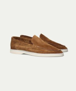 Caramel Suede Yacht Loafer