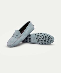 Jeans Suede Penny Driving Shoes